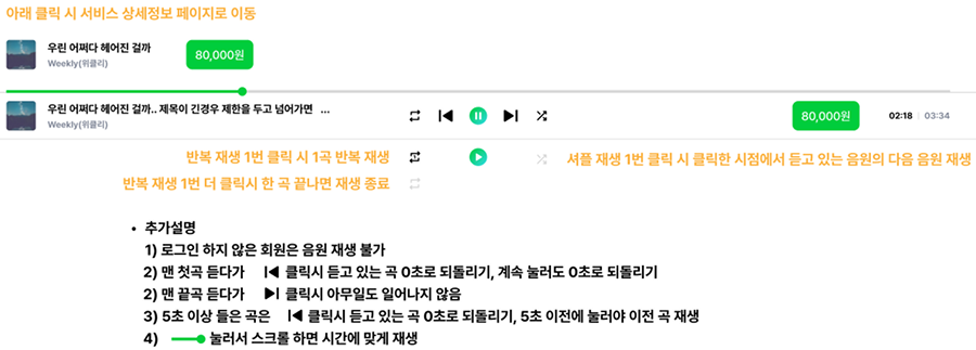 개선된 전역 음악 플레이어 UI